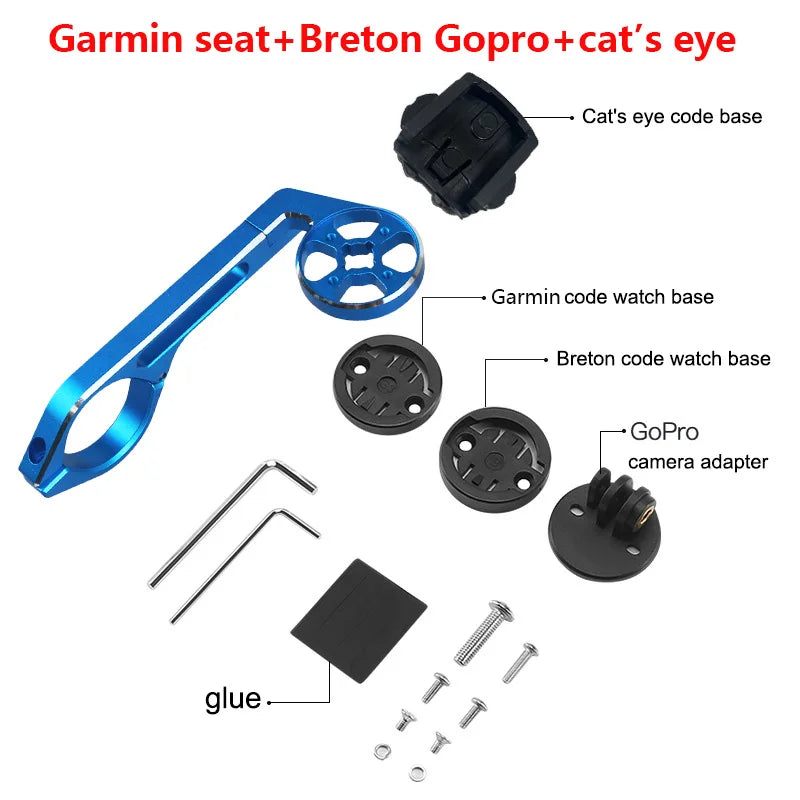 Bicycle Computer Camera Holder Out front Mount Holder for integrated handbar iGPSPORT Garmin Bryton GoPro Cat's eye Mobile phone