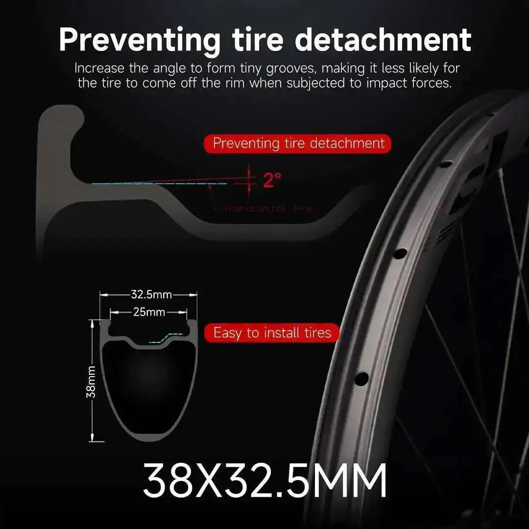 ELITEWHEELS GRAVEL Carbon Wheelset  Ratchet System 36T Disc Brake SLR 700C Cyclocross Wheels Center Lock SHIMAN0 XDR Hub 35x32mm