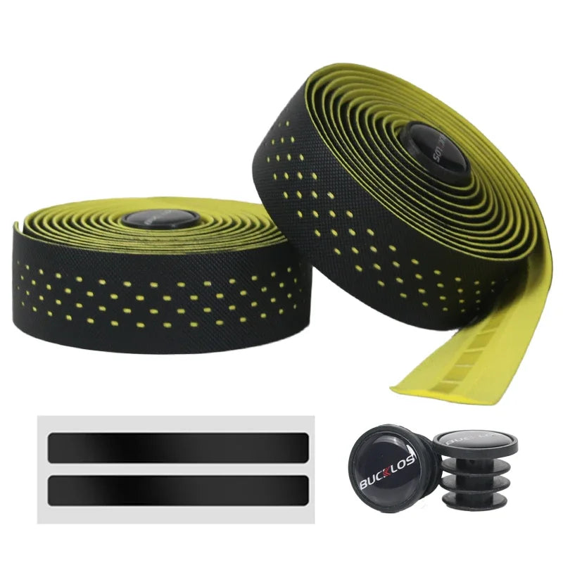 BUCKLOS Professional Gravel Bike Handlebar Tape Shockproof Comfort Road Bicycle Bar Tape Bike Handle Bar Belt Cycling Parts