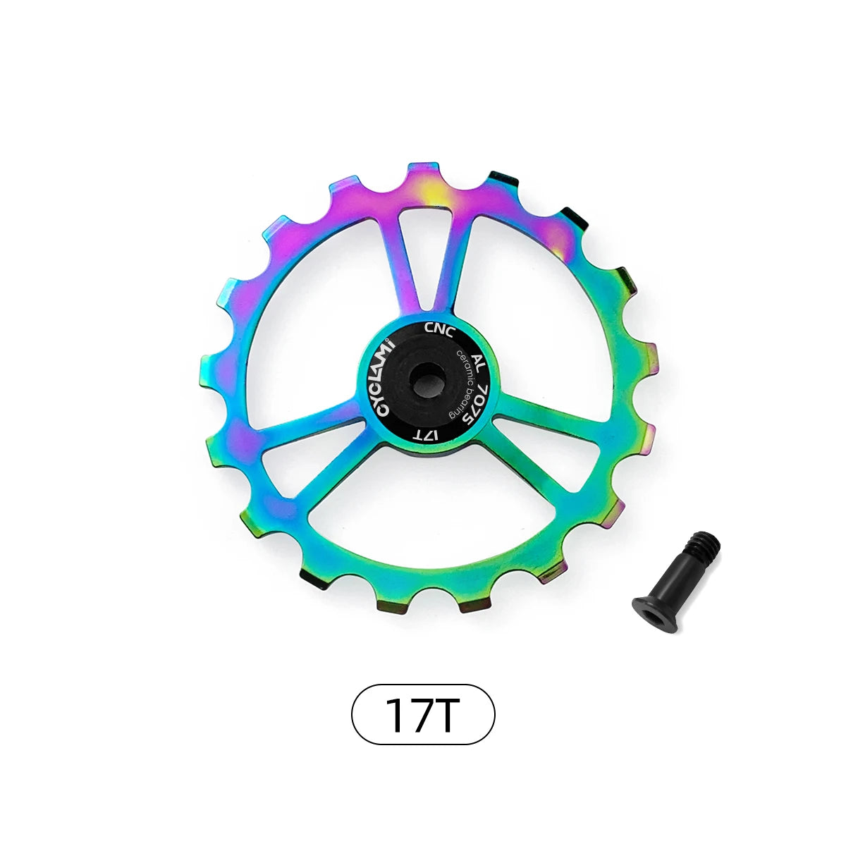 CYCLAMI 13T 16T 17T 18T MTB Bicycle Rear Derailleur Jockey Wheel Ceramic Bearing Pulley AL7075 CNC Road Bike Guide Roller Idler