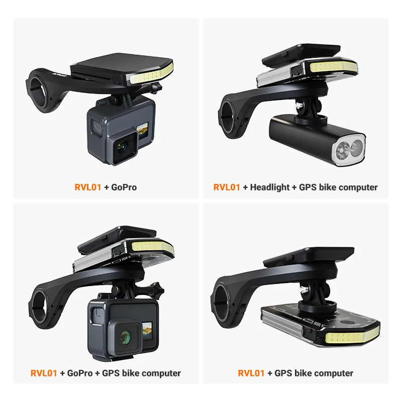 CYCLAMI RVL01 Bicycle Headlight Daytime  Front Light 5000mAh Bike Safety Visibility Cycling Light for Garmin XOSS IGS Charging