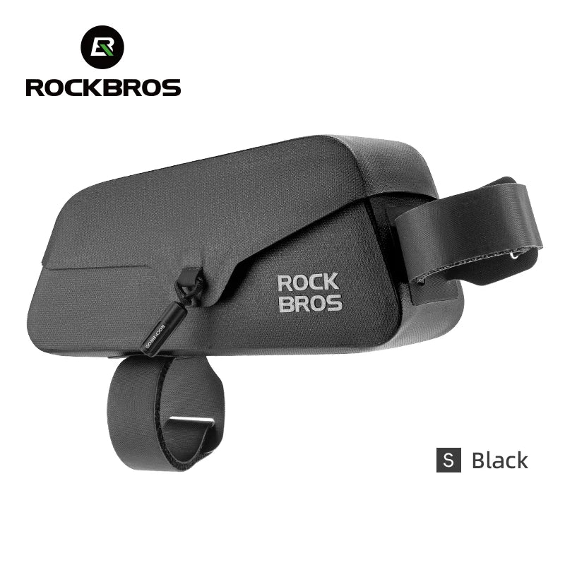ROCKBROS Cycling Bag 0.6L Or 0.9L Magnetic Waterproof Road Bike Bag Front Beam Tube Bag Riding Bicycle Bag Accessories