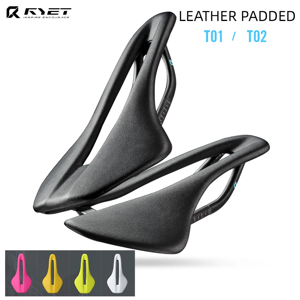 2025 RYET Ultralight Full Carbon Saddle Leather (oval rails 7x9mm)
