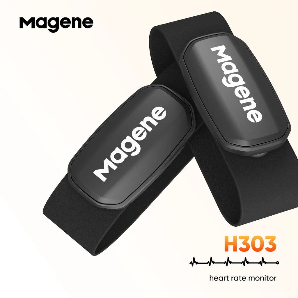 Magene H303 Heart Rate Sensor Bluetooth ANT Upgrade HR Monitor With Chest Strap Dual Mode Computer Bike  Sports Band Belt