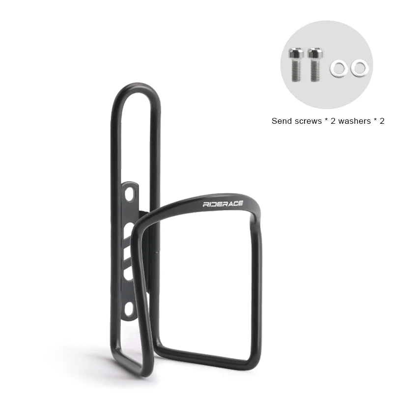 Bicycle Water Bottle Cage Aluminum Alloy Bike Drink Water Bottle Rack Holder Mount Lightweight One-Piece Cycling Accessories