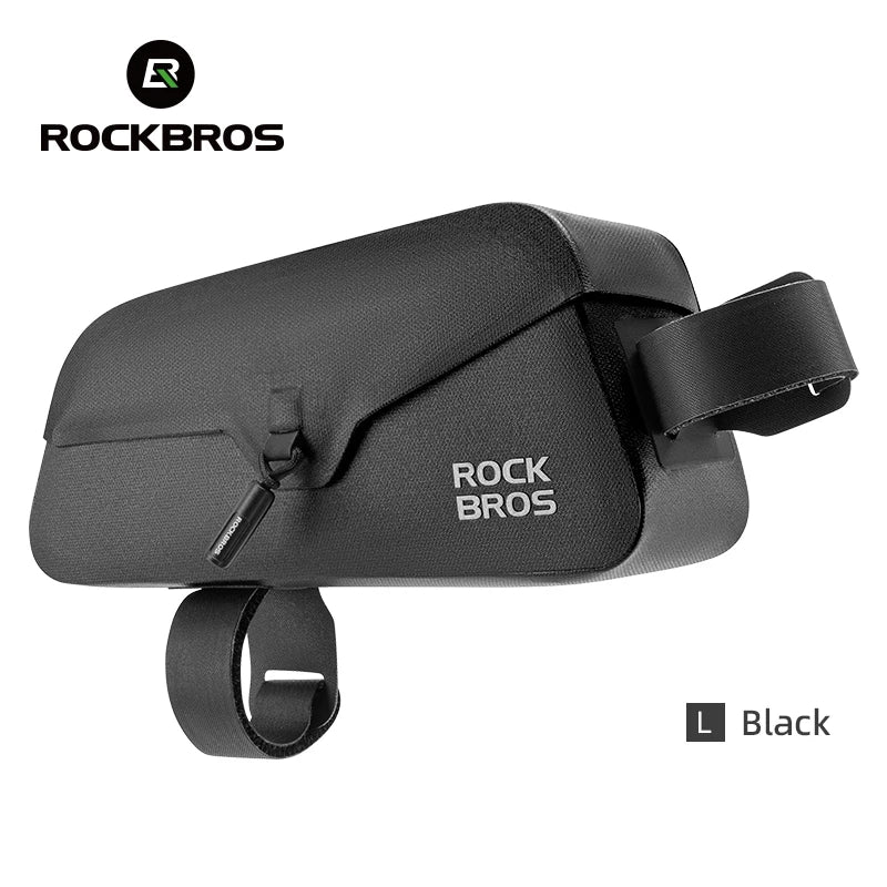 ROCKBROS Cycling Bag 0.6L Or 0.9L Magnetic Waterproof Road Bike Bag Front Beam Tube Bag Riding Bicycle Bag Accessories