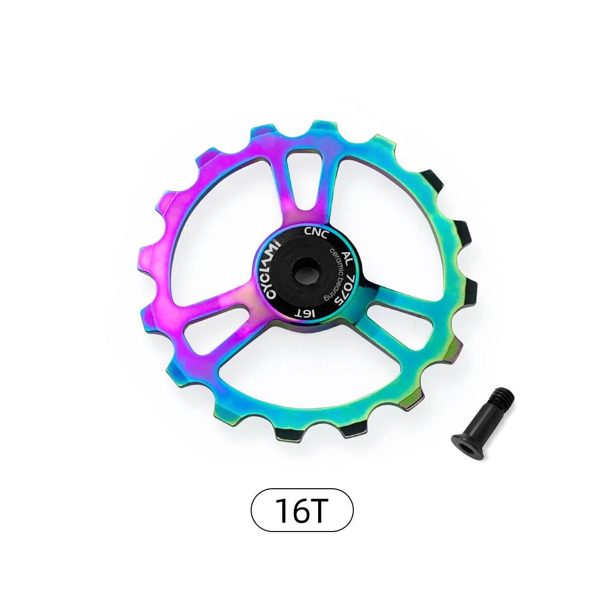 CYCLAMI 13T 16T 17T 18T MTB Bicycle Rear Derailleur Jockey Wheel Ceramic Bearing Pulley AL7075 CNC Road Bike Guide Roller Idler