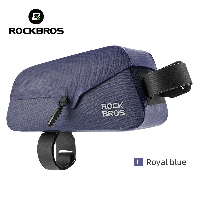 ROCKBROS Cycling Bag 0.6L Or 0.9L Magnetic Waterproof Road Bike Bag Front Beam Tube Bag Riding Bicycle Bag Accessories