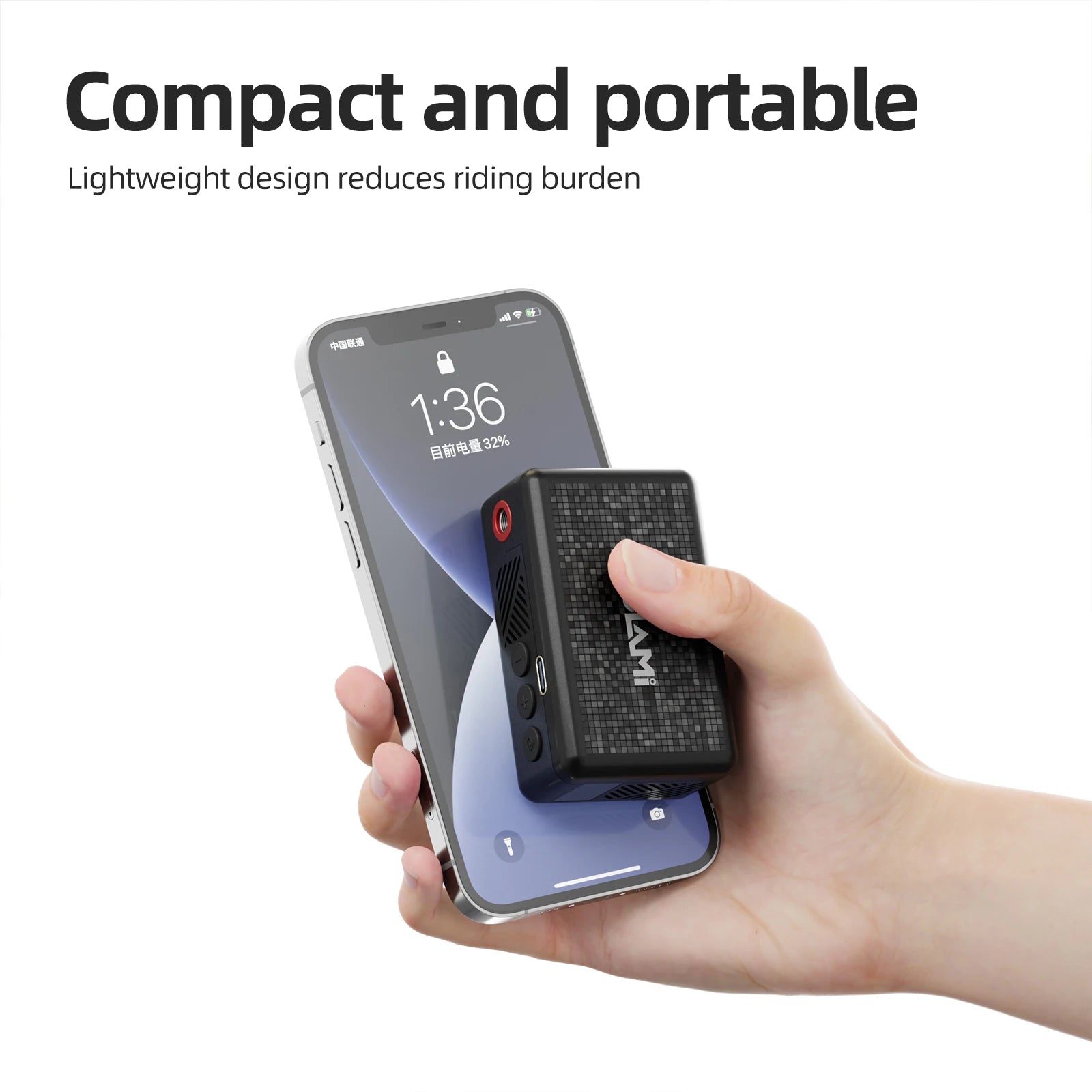 130 PSI CYCLAMI AM6 Portable Pocket Electric Inflator Pump Custom Tire Pressure Display 9 Bar Tire Inflator MTB Road Bike FV AV