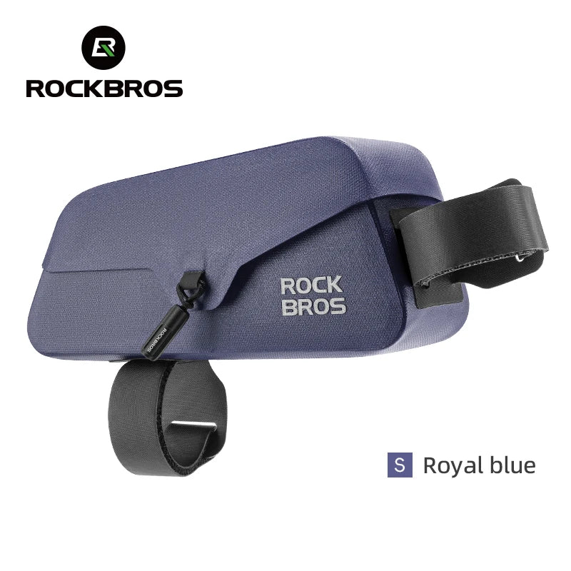 ROCKBROS Cycling Bag 0.6L Or 0.9L Magnetic Waterproof Road Bike Bag Front Beam Tube Bag Riding Bicycle Bag Accessories